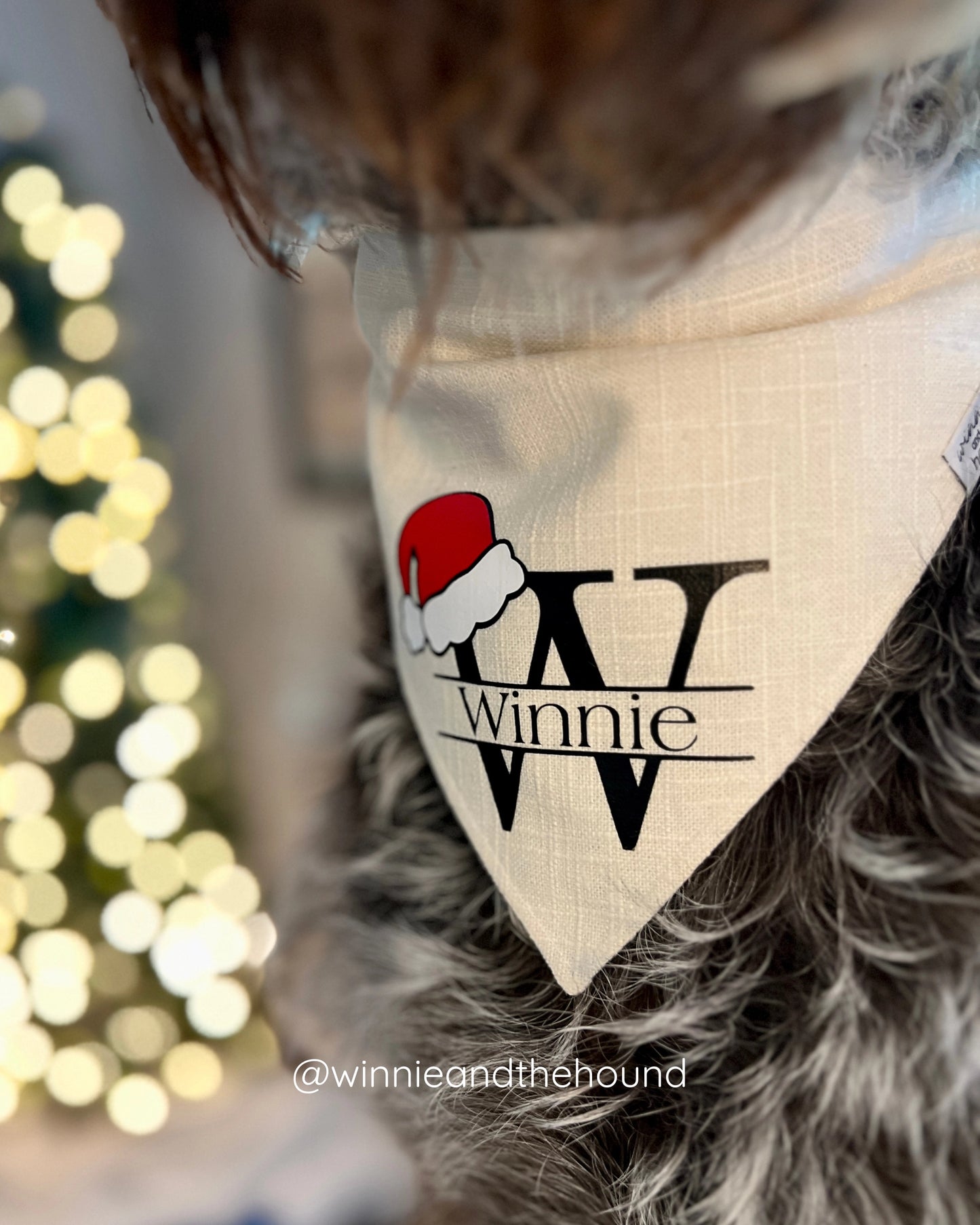 Christmas Plaid Dog Bandana