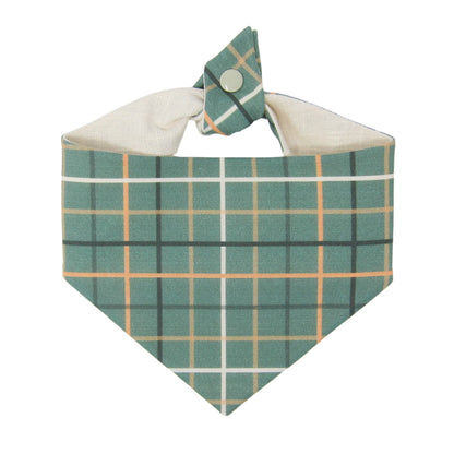 Christmas Plaid Dog Bandana