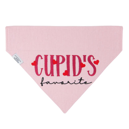 Cupid's Favorite Dog Bandana
