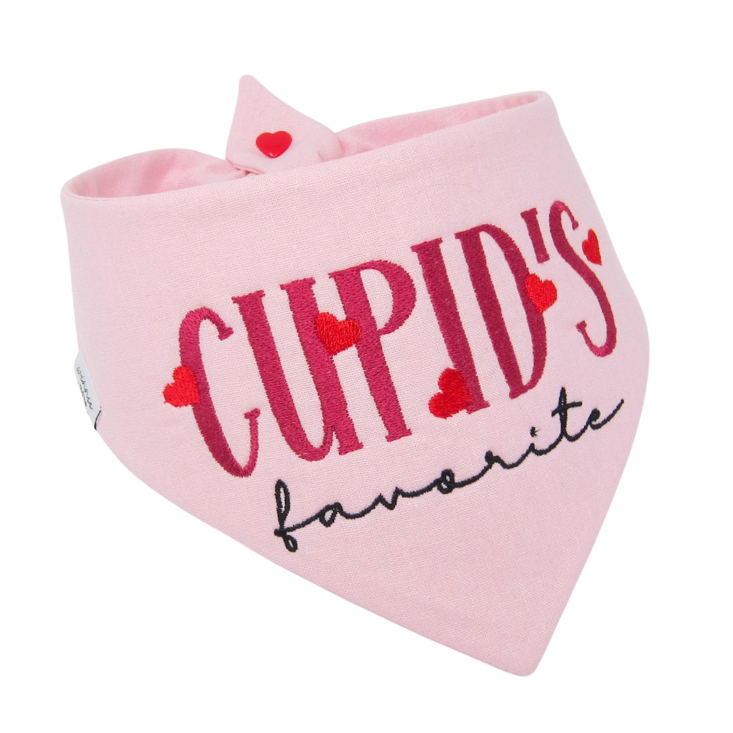Cupid's Favorite Dog Bandana