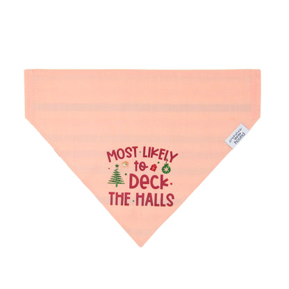 Deck the Halls Dog Bandana