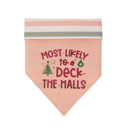 Deck the Halls Dog Bandana