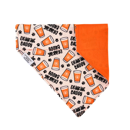 Drinking Buddy Over the Collar Dog Bandana