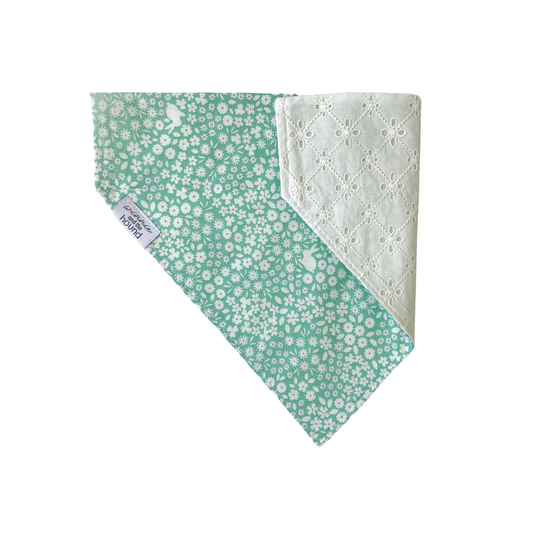 Spring Eyelet Over the Collar Dog Bandana