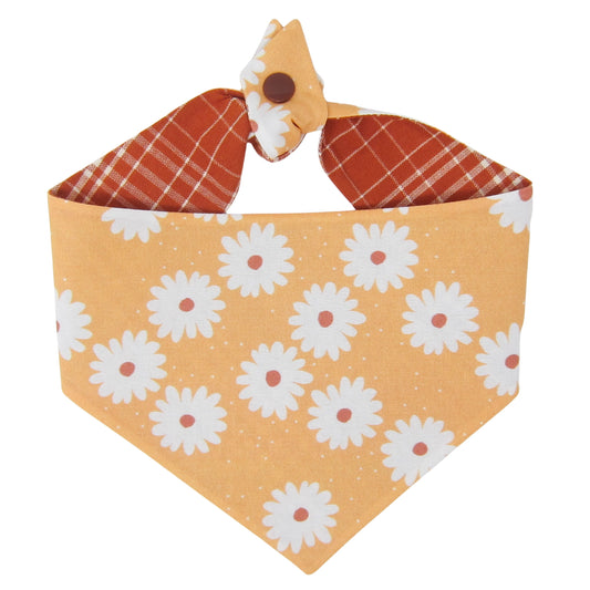 Fall Daisies Dog Bandana