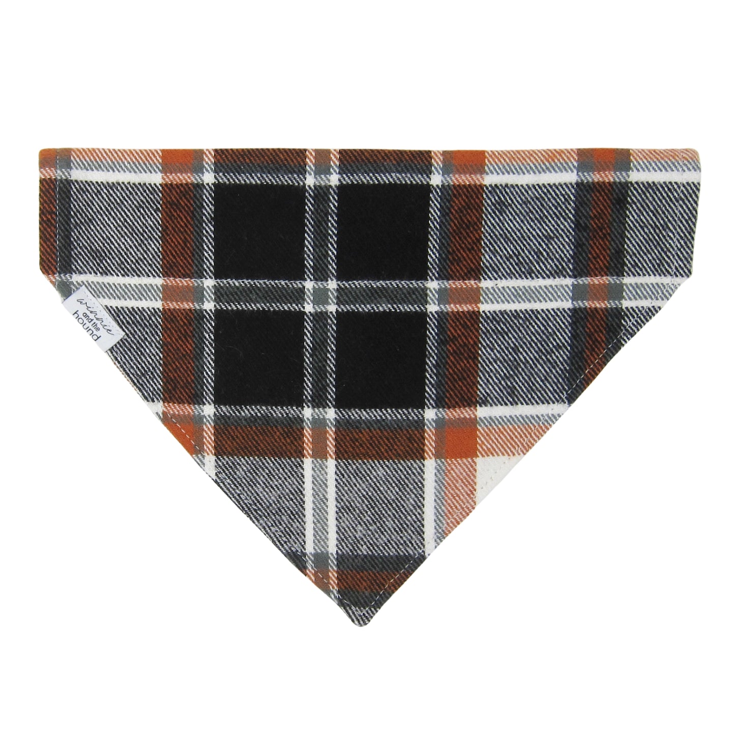 Fall Harvest Plaid Flannel Dog Bandana
