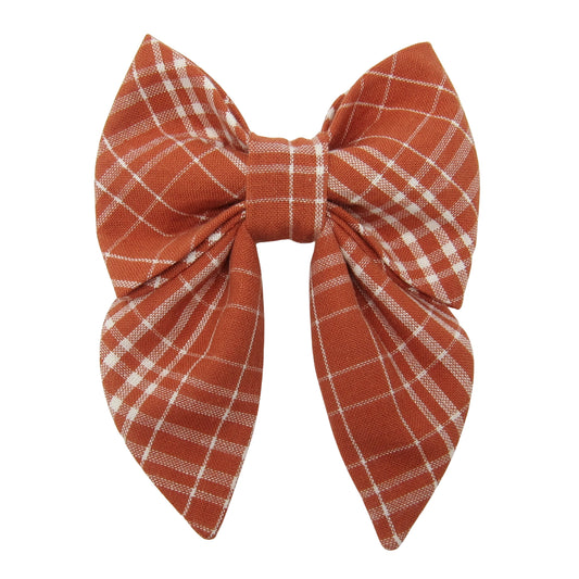 Homespun Plaid Lady Bow