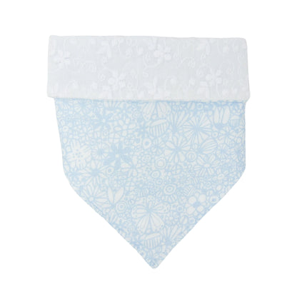 Floral Eyelet Dog Bandana