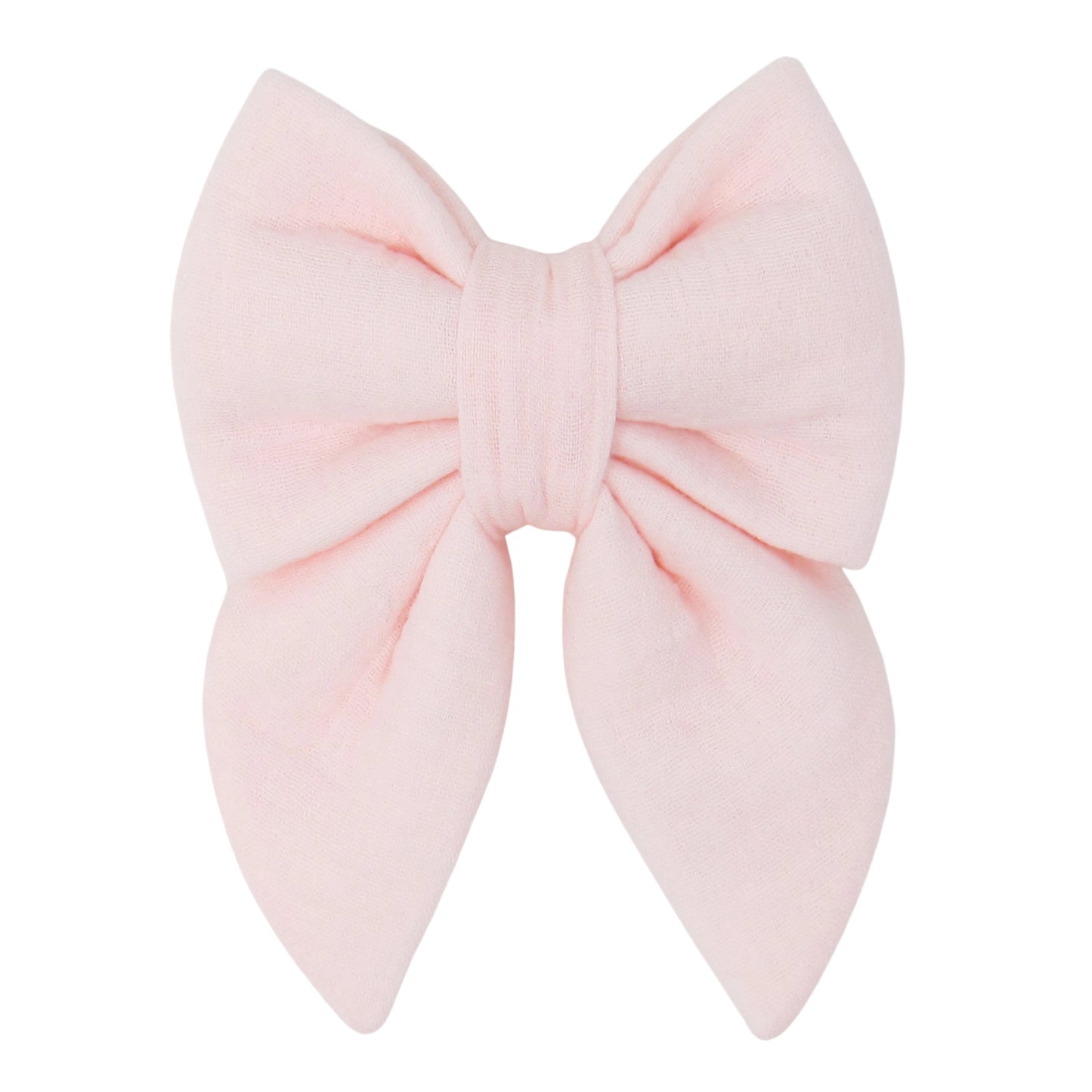 Gauze Lady Bow - Pale Pink
