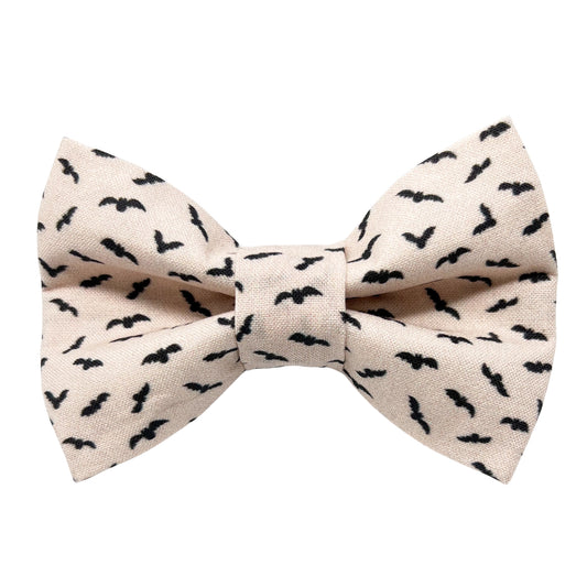 Going Bat-ty Dog Bow Tie