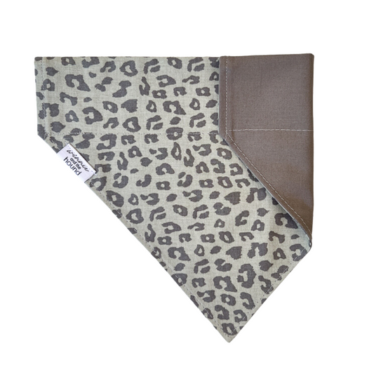 Leopard Over the Collar Dog Bandana