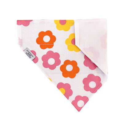 Groovy Daisies Over the Collar Dog Bandana