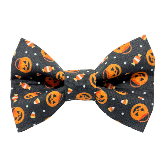 Halloween Candy Dog Bow Tie
