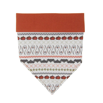 *PRE-ORDER* Halloween Fair Isle Dog Bandana