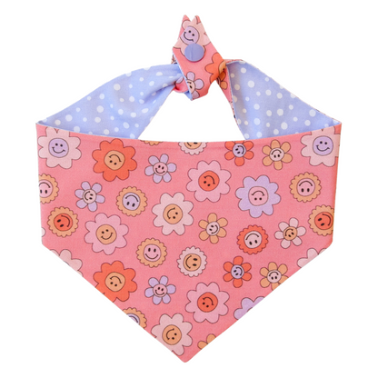 Happy Flowers Dog Bandana