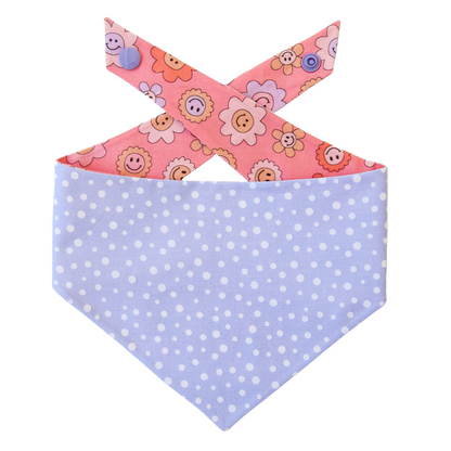 Happy Flowers Dog Bandana