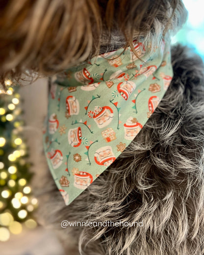 Hot Cocoa Dog Bandana