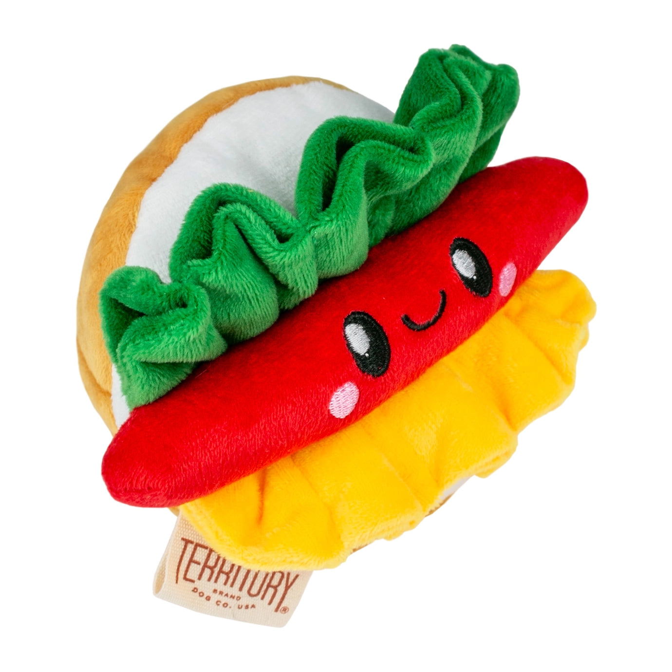 Hot Dog Hide-N-Treat Dog Toy