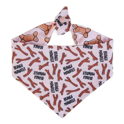 Branch Manager Dog Bandana - Pink