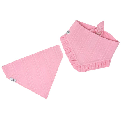 Lila Dog Bandana - Sweetheart Pink