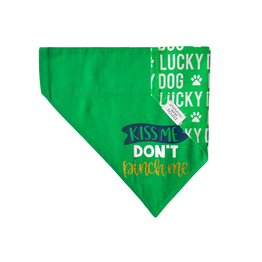 Lucky Dog Over the Collar Dog Bandana