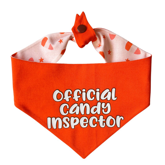 Official Candy Inspector Dog Bandana