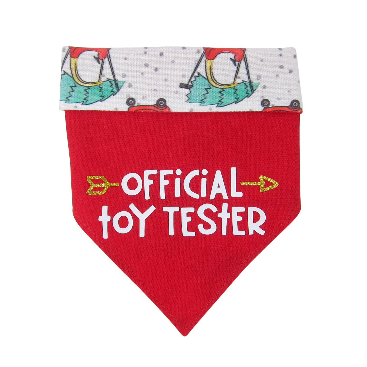 Official Toy Tester Dog Bandana