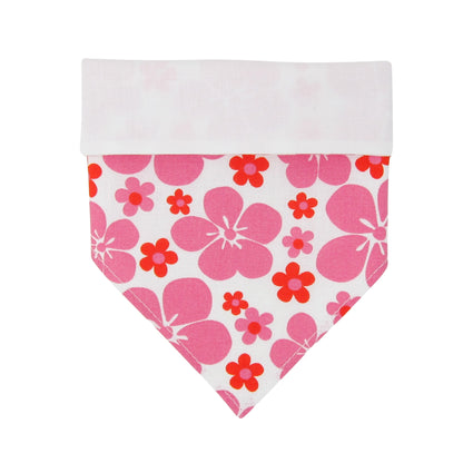 Pink Hibiscus Dog Bandana