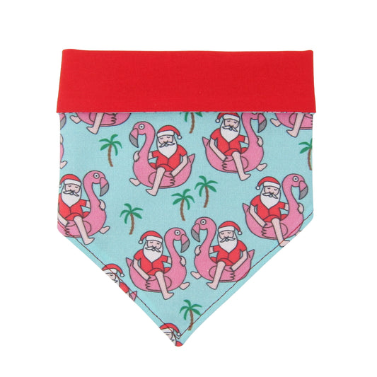 Pool Float Santa Dog Bandana