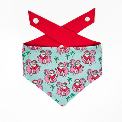 Pool Float Santa Dog Bandana