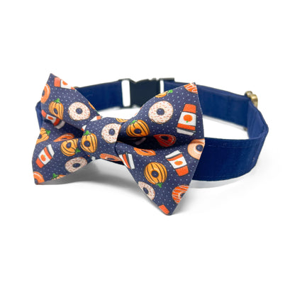Pumpkin Spice Dog Bow Tie