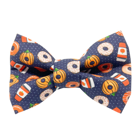 Pumpkin Spice Dog Bow Tie
