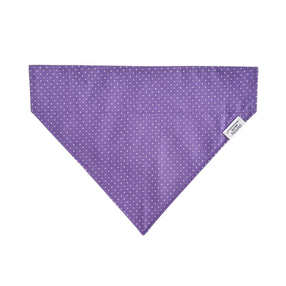 Purple Pupcake Over the Collar Dog Bandana