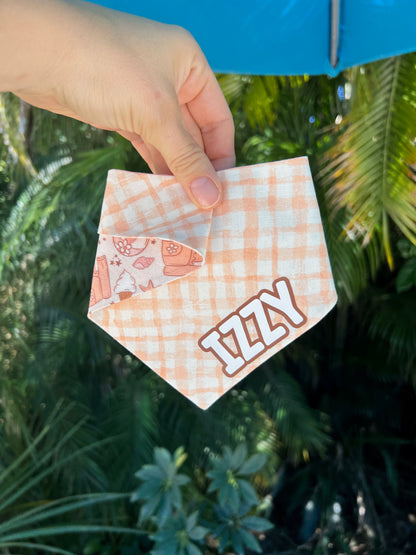 Sand Castle Tie On Dog Bandana