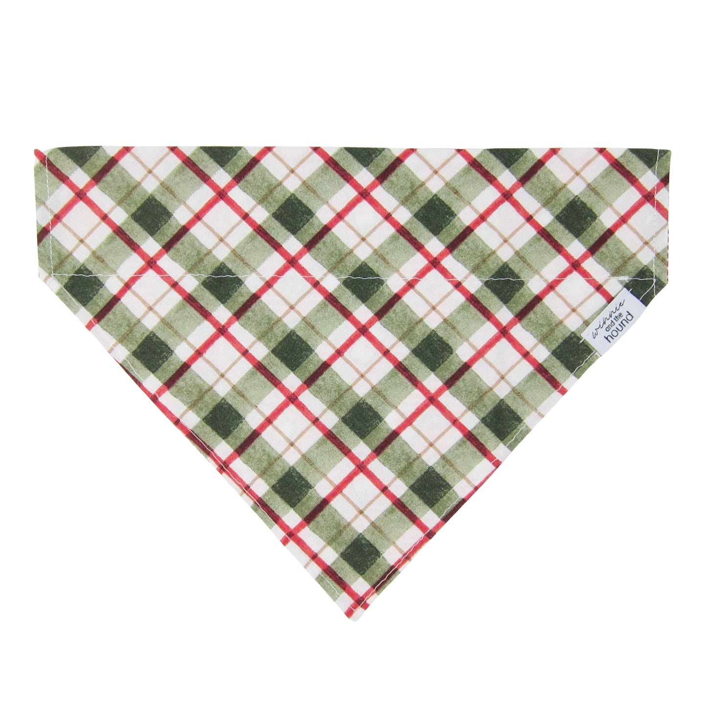 Santa's Milk and Cookies Dog Bandana