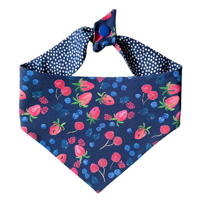 Summer Berries Dog Bandana