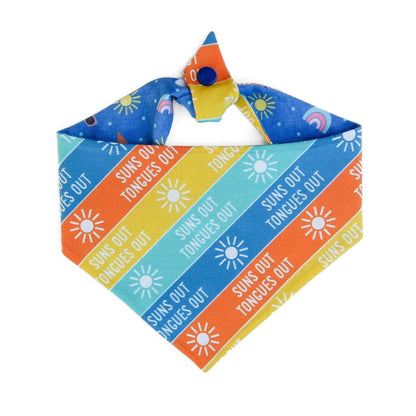 Suns Out Tongues Out Dog Bandana
