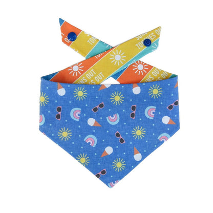 Suns Out Tongues Out Dog Bandana