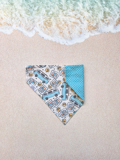 Retro Surf Vans Dog Bandana