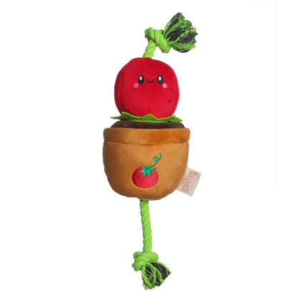 Tomato Treat-N-Tug Dog Toy