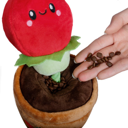 Tomato Treat-N-Tug Dog Toy