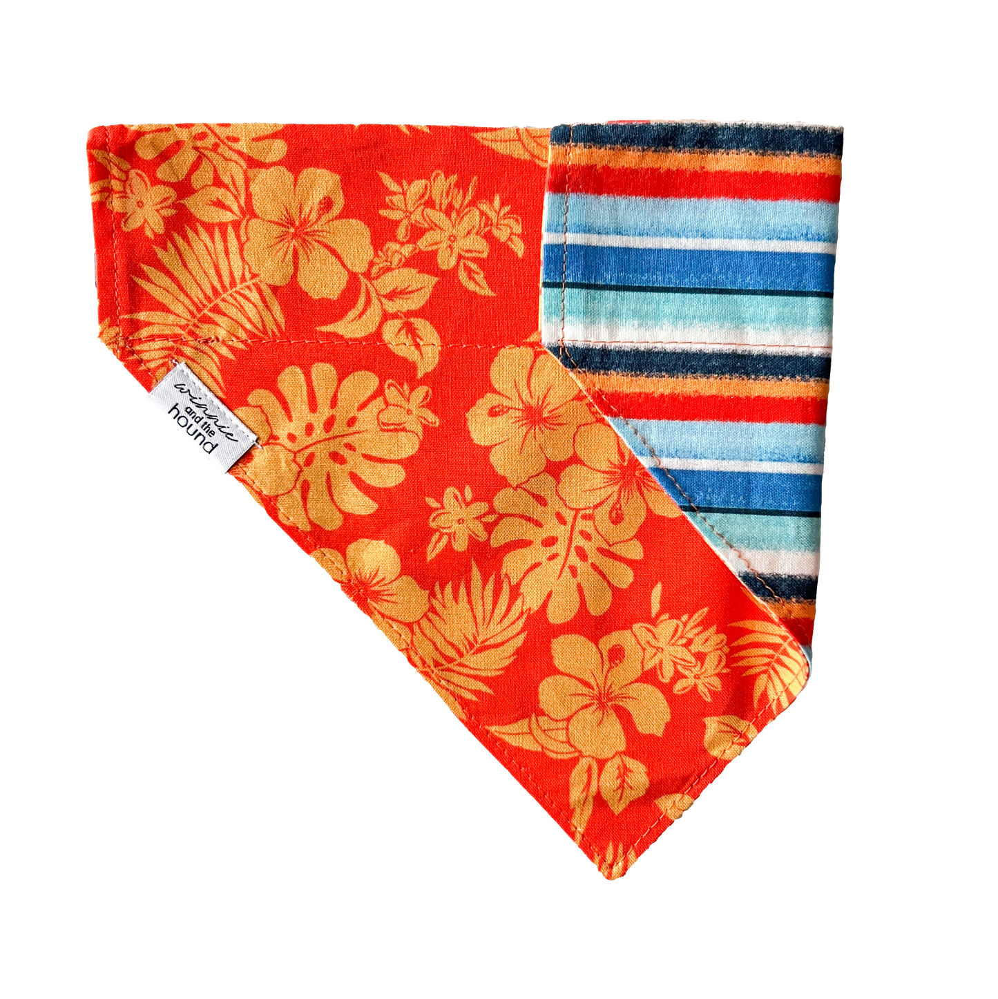 Tropical Hibiscus Over the Collar Dog Bandana