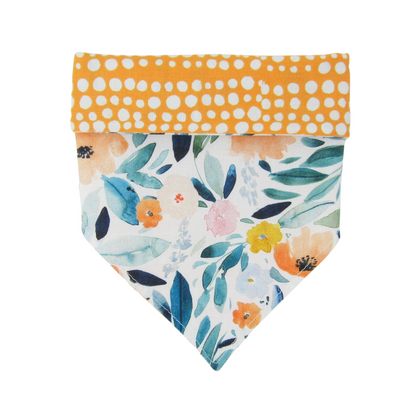 Watercolor Floral Dog Bandana