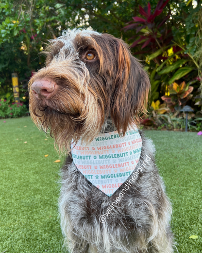 Stormy Wigglebutt Tie On Dog Bandana