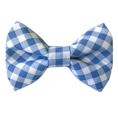 Summer Check Dog Bow Tie