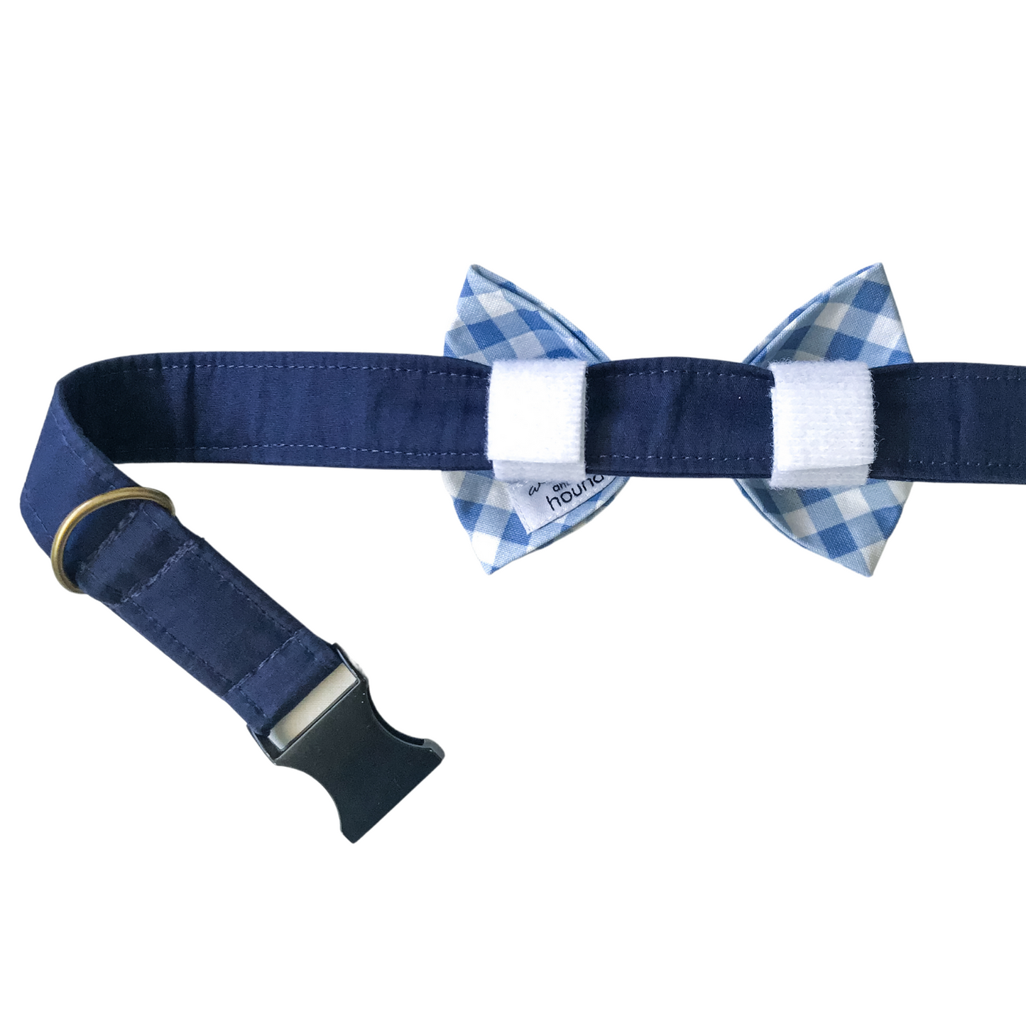 Summer Check Dog Bow Tie