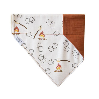 Campfire S'mores Over the Collar Dog Bandana