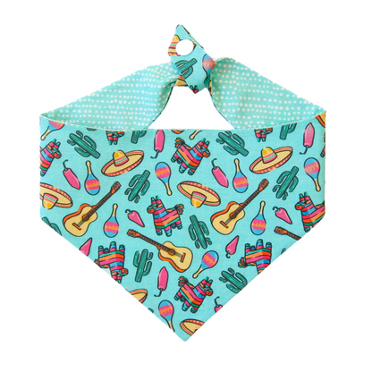 Fiesta Tie On Dog Bandana