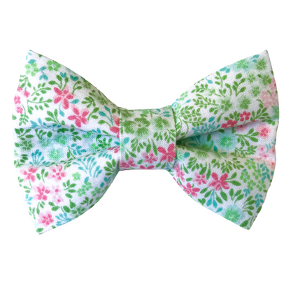 Garden Floral Dog Bow Tie