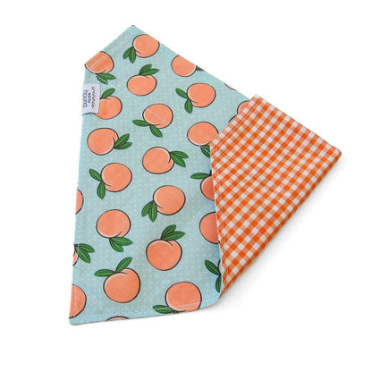 Georgia Peach Over the Collar Dog Bandana